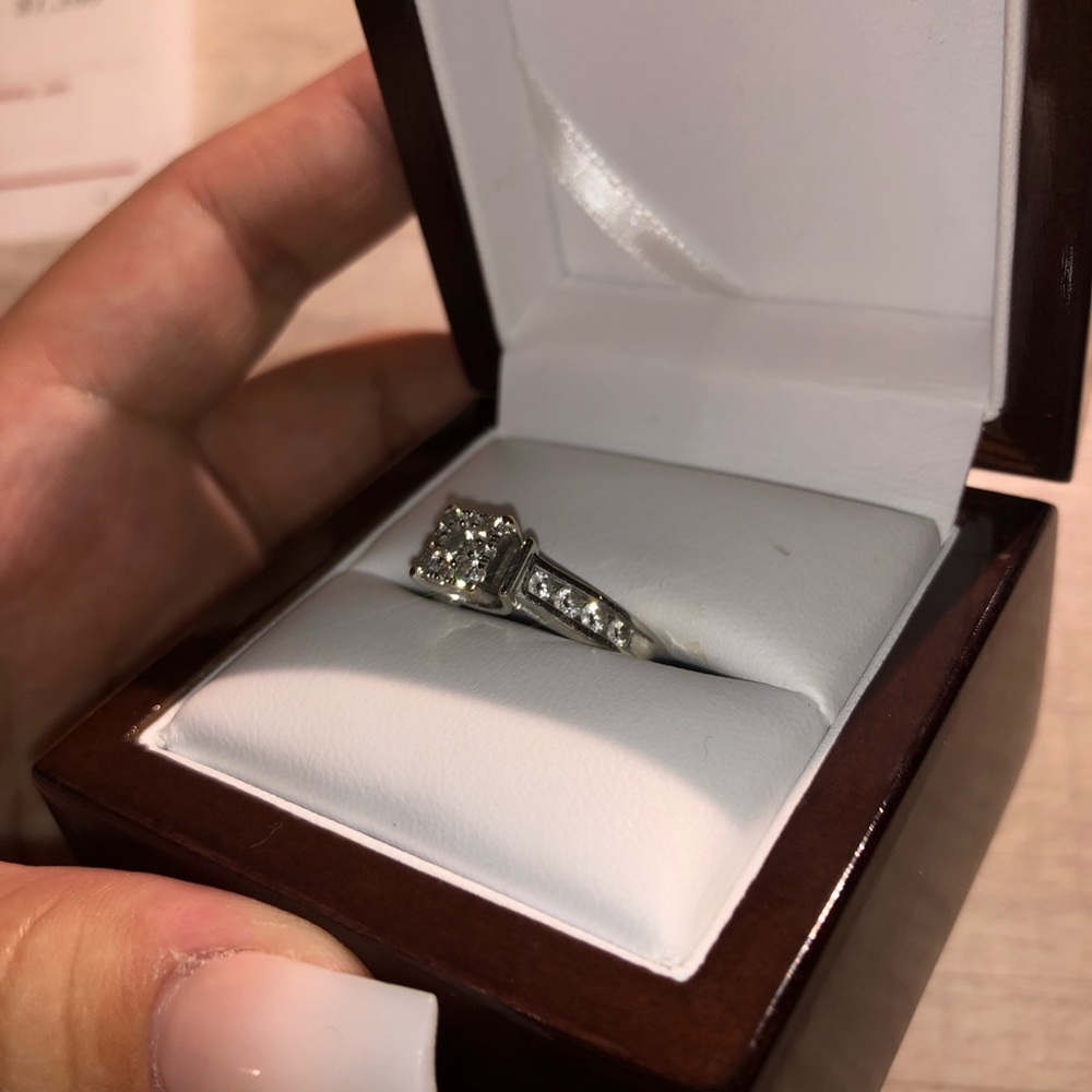 Diamond ring (promise, engagement)